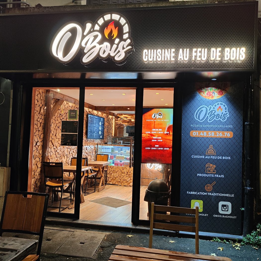 O’bois “Cuisine Au Feu De Bois” Pizza, sandwich et salades 2